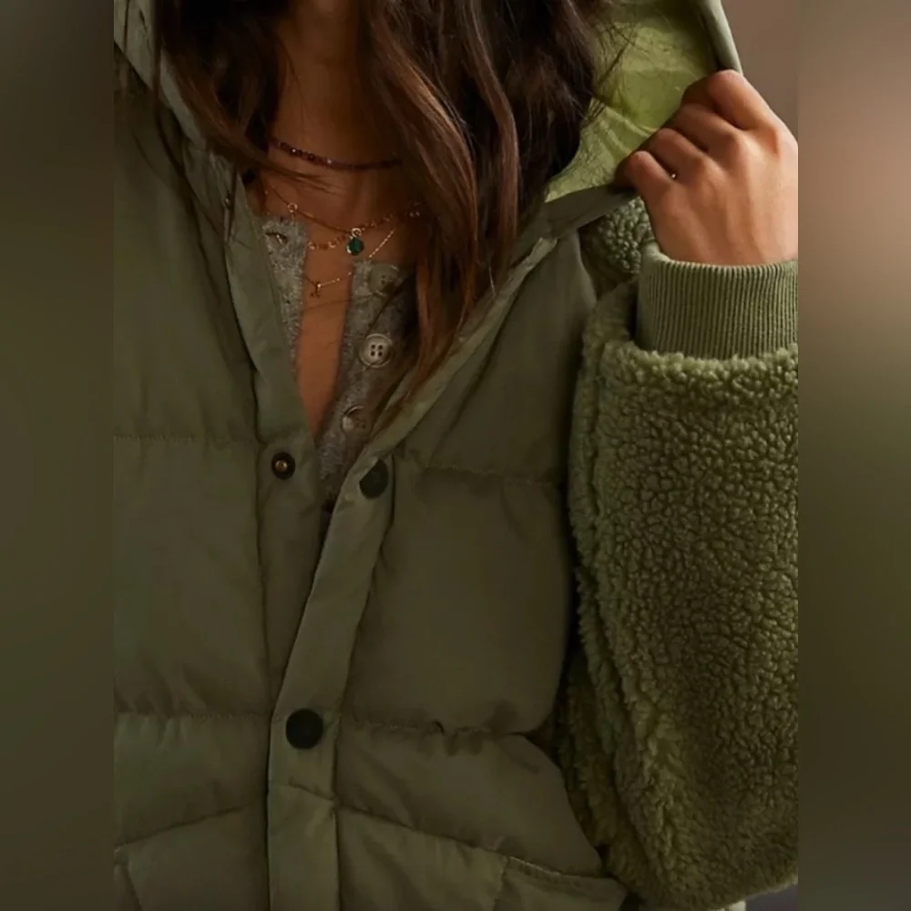 ANTHROPOLOGIE NWT Pilcro Swing Puffer Jacket Size M. - Picture 5 of 10